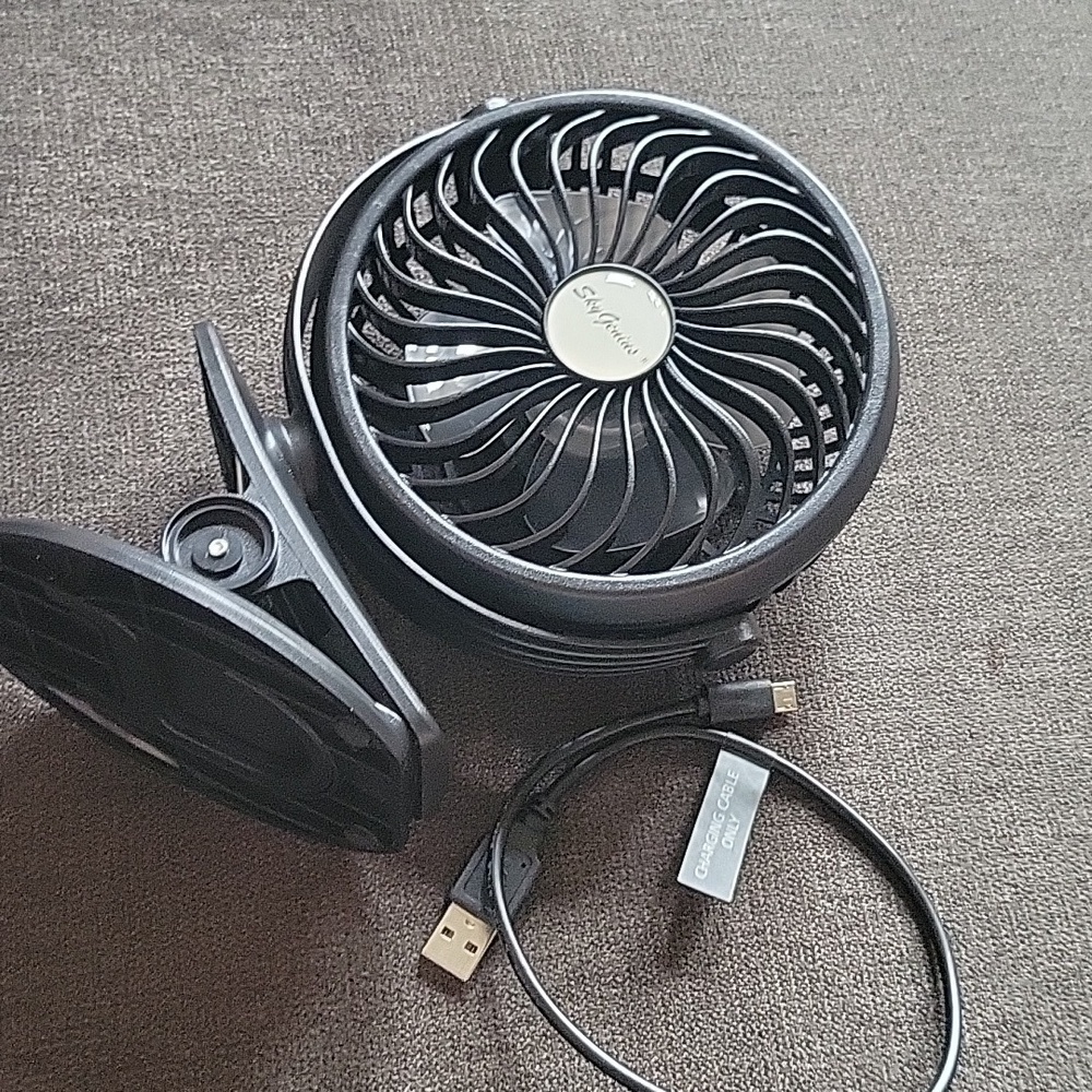 Rechargeable Clip Stroller fan desk fan 5 inch - Picture 10 of 10